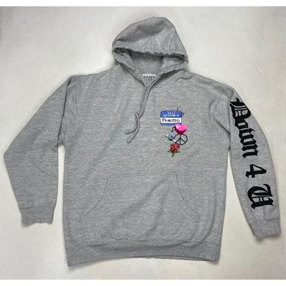 Ashanti Princess Graphic Pullover Hoodie Women Large Gray Music - Picture 3 of 6